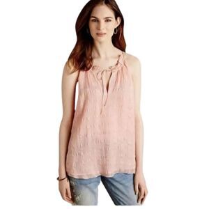HD in Paris tender texture silk halter neck blouse